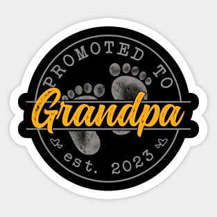 Promoted to Grandpa - Mothers Day 2023 Sticker